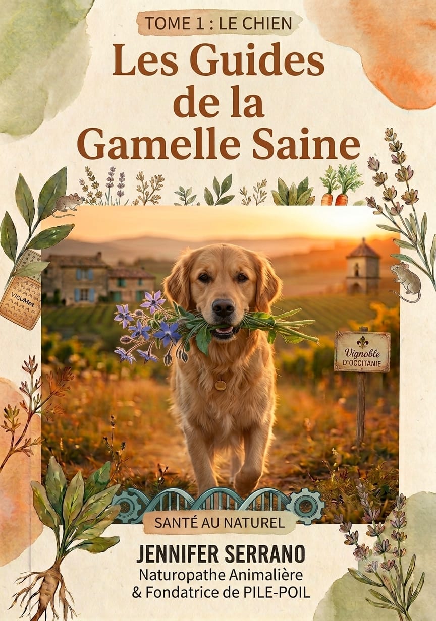 Couverture du livre Les Guides de la Gamelle Saine, Tome 1 : Le Chien, par Jennifer Serrano
